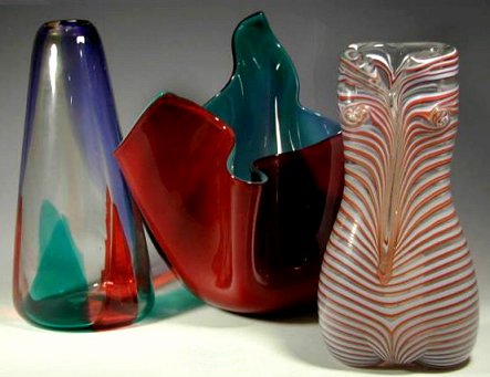 Venini glass designed by Fulvio Bianconi