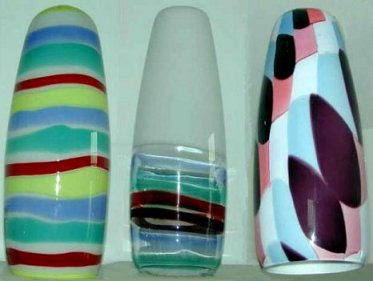 Venini glass designed by Vignelli